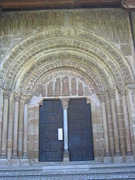 Monasterio de Leyre, porta Speciosa.JPG